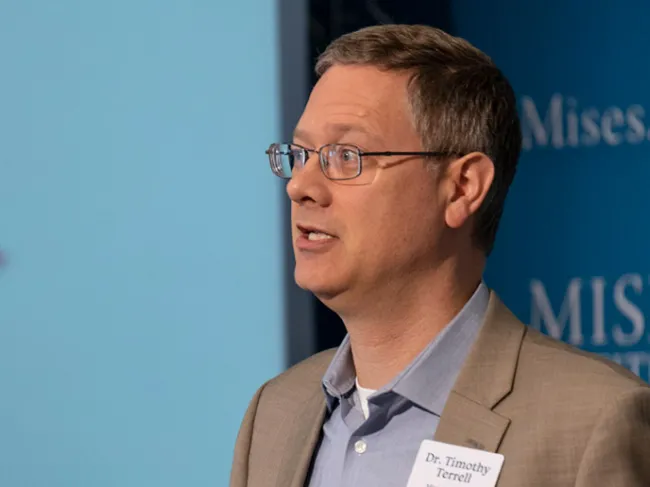 Timothy Terrell at Mises University 2021